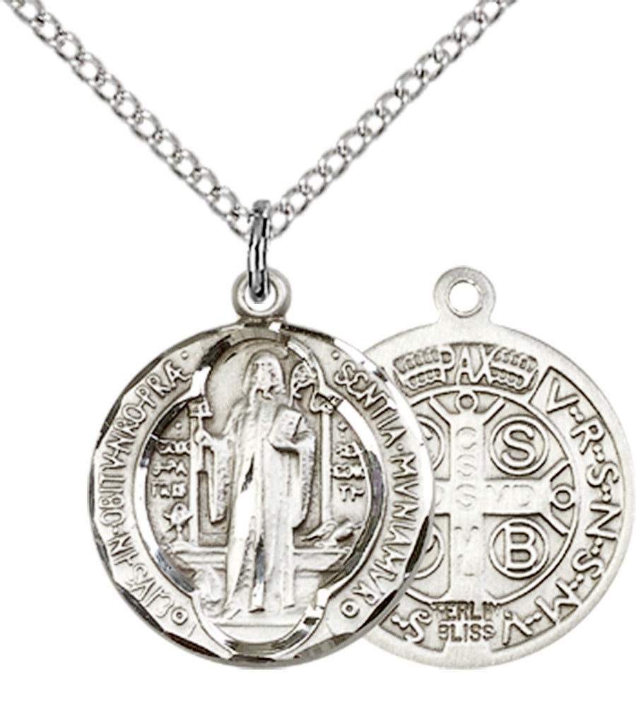 Sterling Silver St. Benedict Pendant