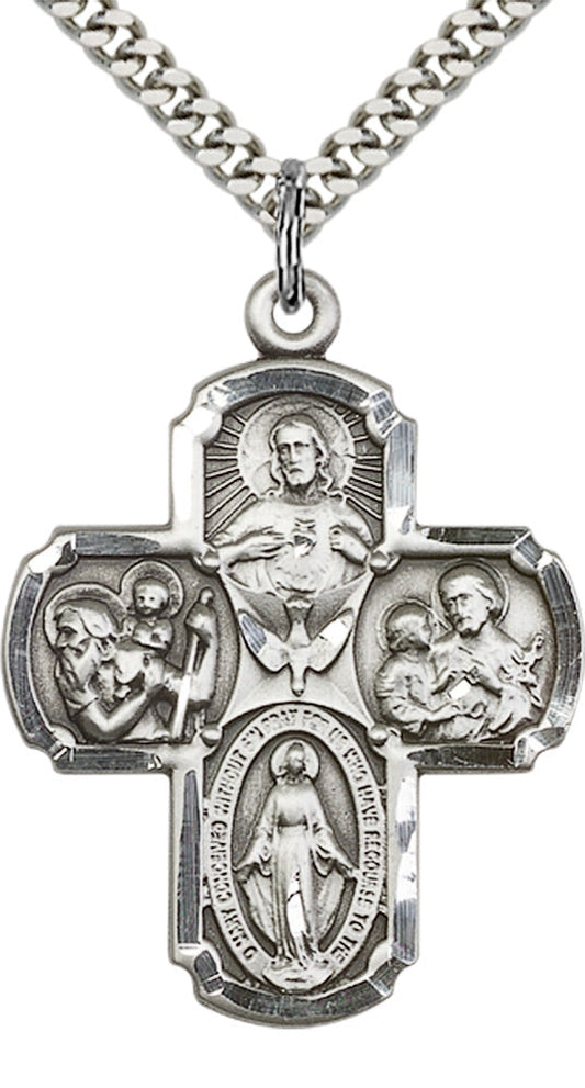 Sterling Silver 5-Way Pendant