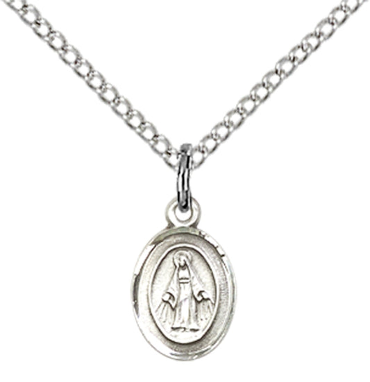 Sterling Silver Miraculous Pendant