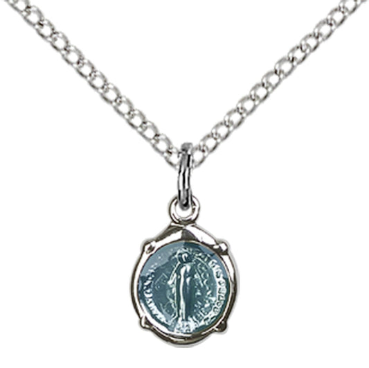 Sterling Silver Miraculous Pendant