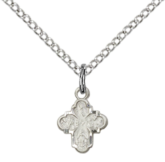Sterling Silver 4-Way Pendant