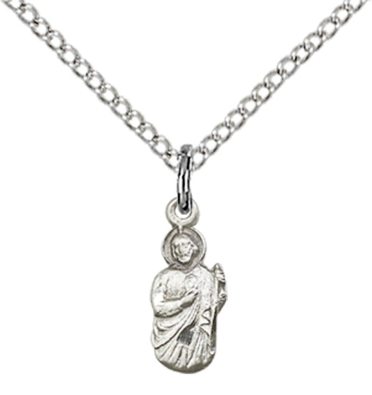 Sterling Silver St. Jude Pendant
