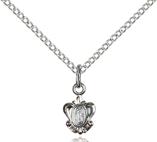 Sterling Silver Miraculous Pendant
