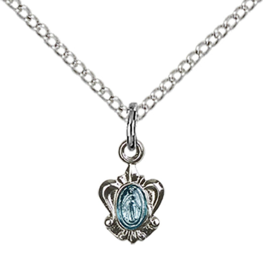 Sterling Silver Miraculous Pendant