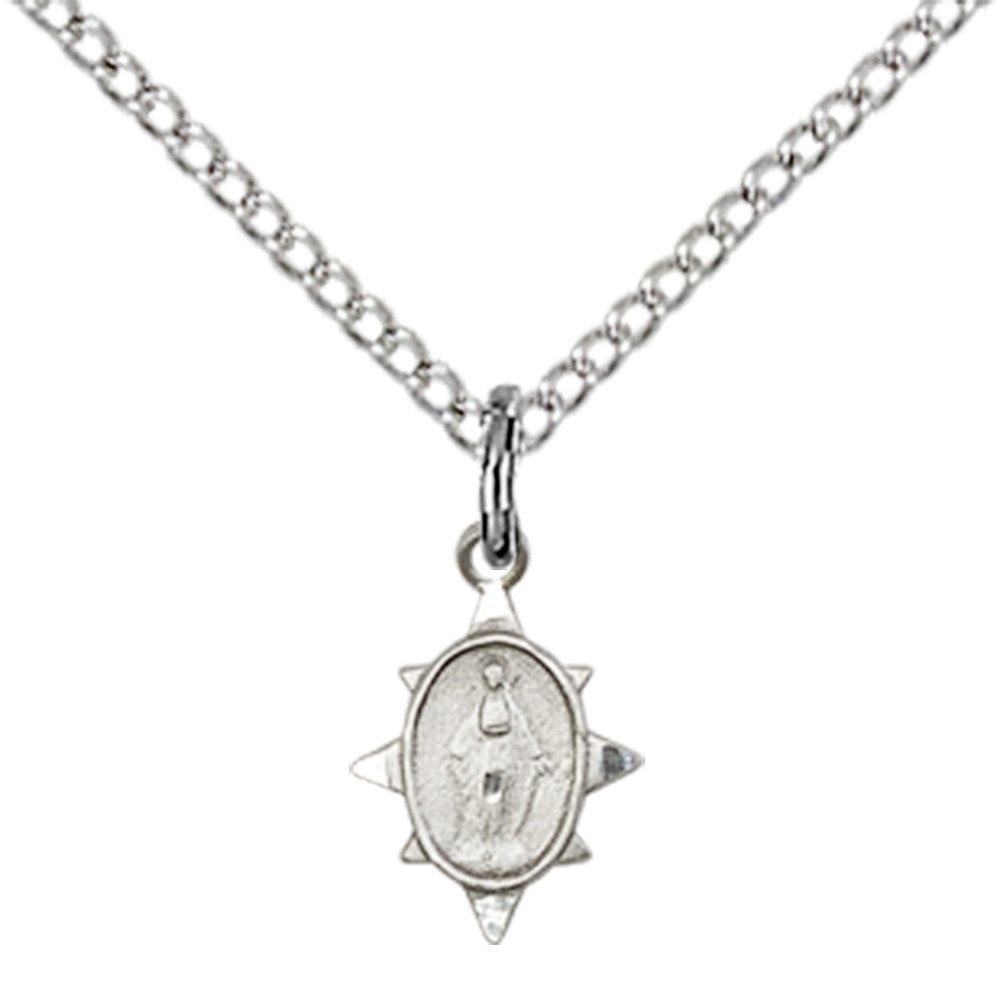 Sterling Silver Miraculous Pendant