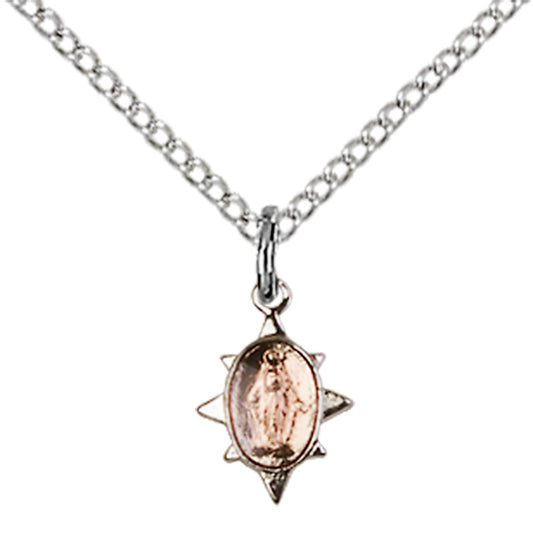 Sterling Silver Miraculous Pendant