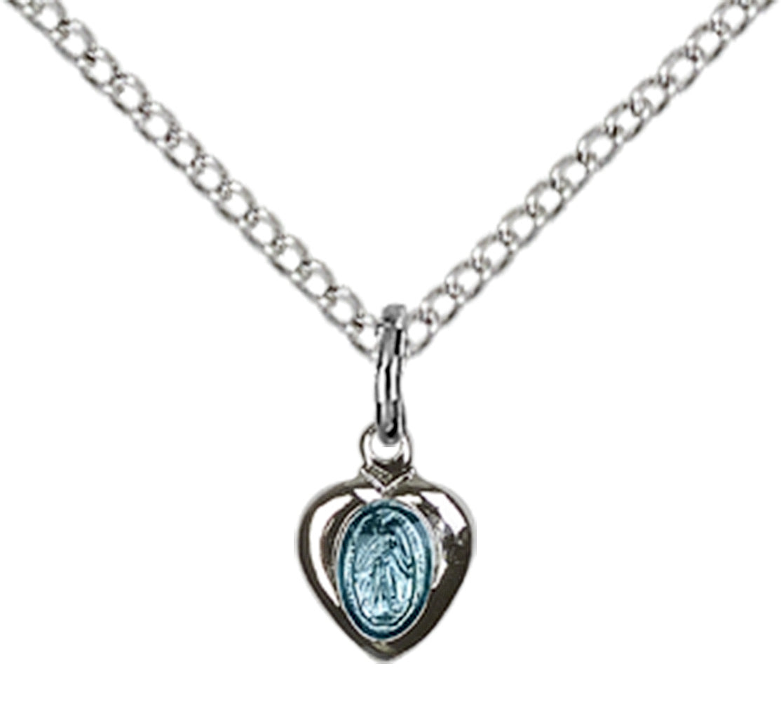 Sterling Silver Miraculous Pendant