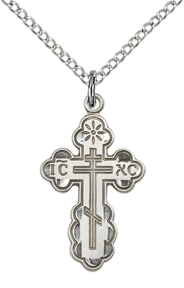 Sterling Silver St. Olga Pendant