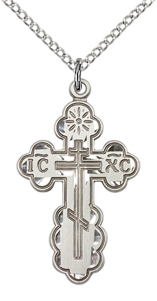 Sterling Silver St. Olga Pendant