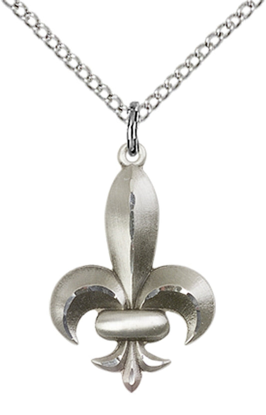 Sterling Silver Fleur de Lis Pendant