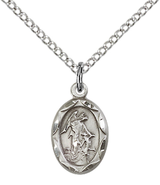Sterling Silver Guardian Angel Pendant