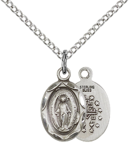 Sterling Silver Miraculous Pendant