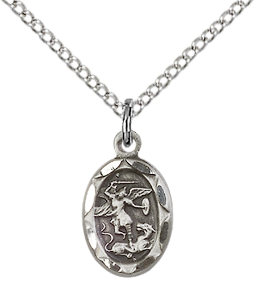 Sterling Silver St. Michael the Archangel Pendant