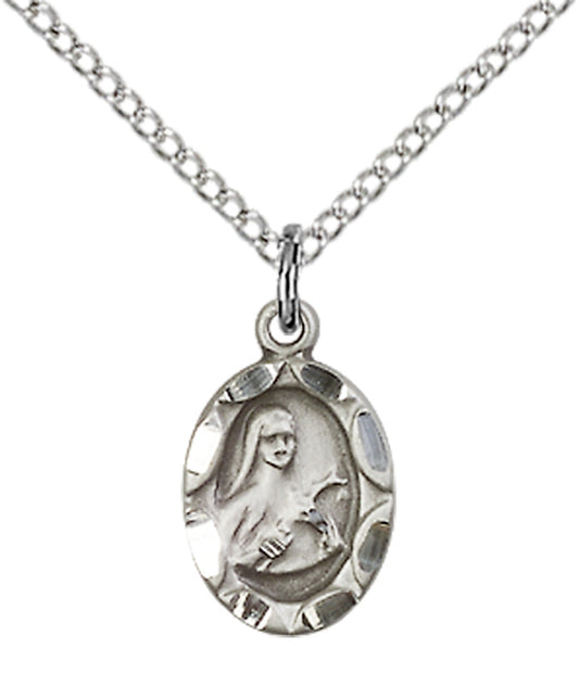 Sterling Silver St. Theresa Pendant