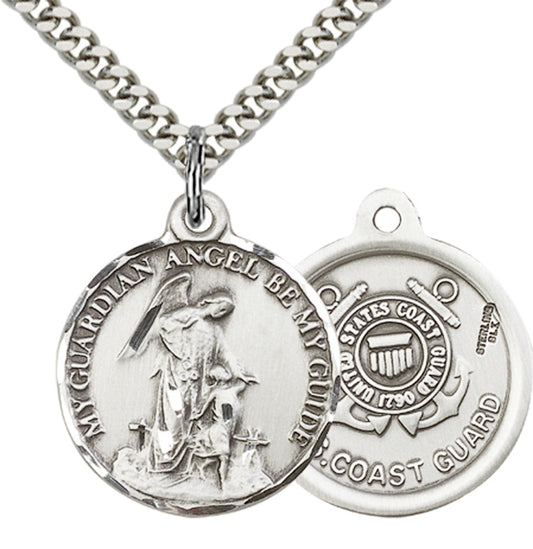 Sterling Silver Guardain Angel / Coast Guard Penda