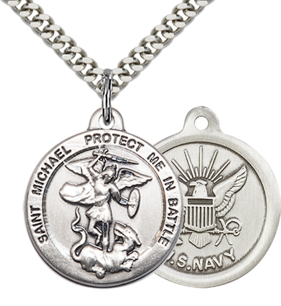 Sterling Silver St. Michael the Archangel Pendant