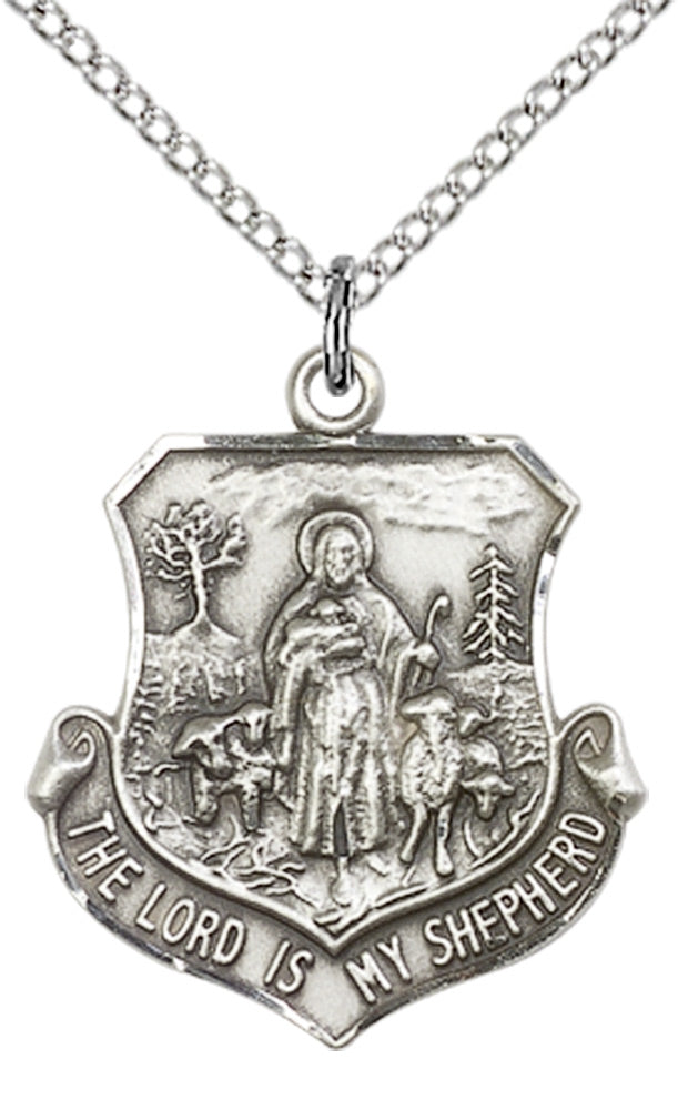 Sterling Silver Lord Is My Shepherd Pendant