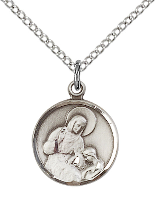 Sterling Silver St. Ann Pendant