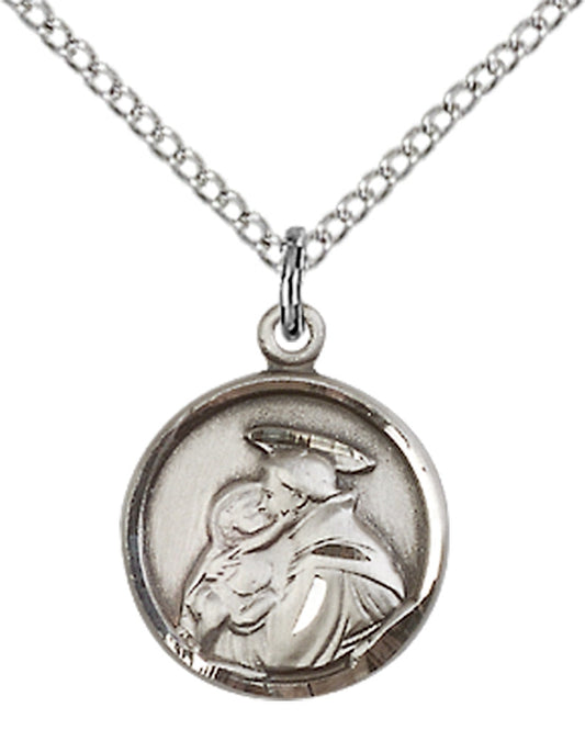 Sterling Silver St. Anthony Pendant