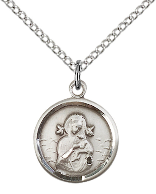 Sterling Silver O/L of Perpetual Help Pendant