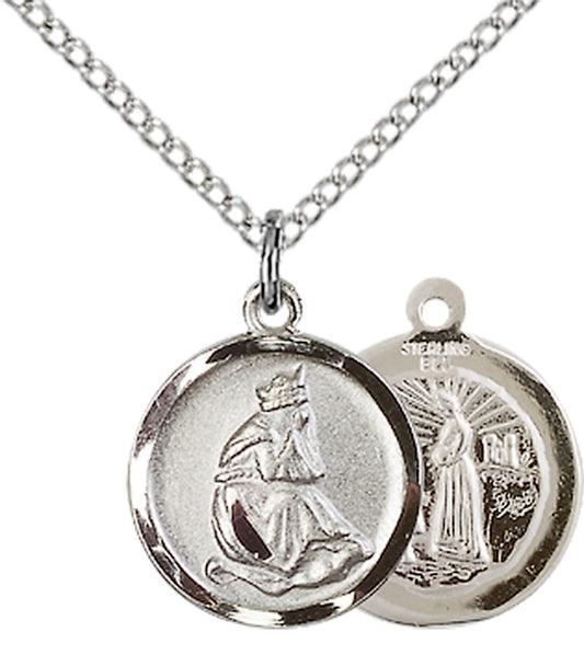 Sterling Silver O/L of La Salette Pendant