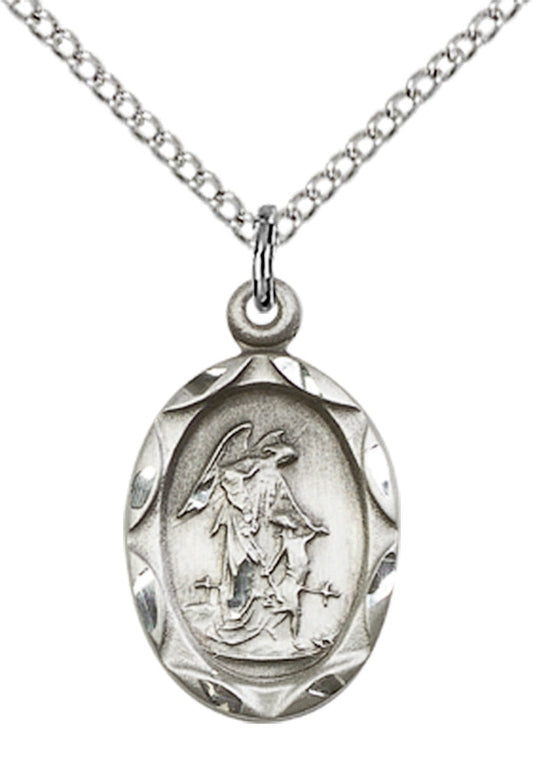 Sterling Silver Guardian Angel Pendant