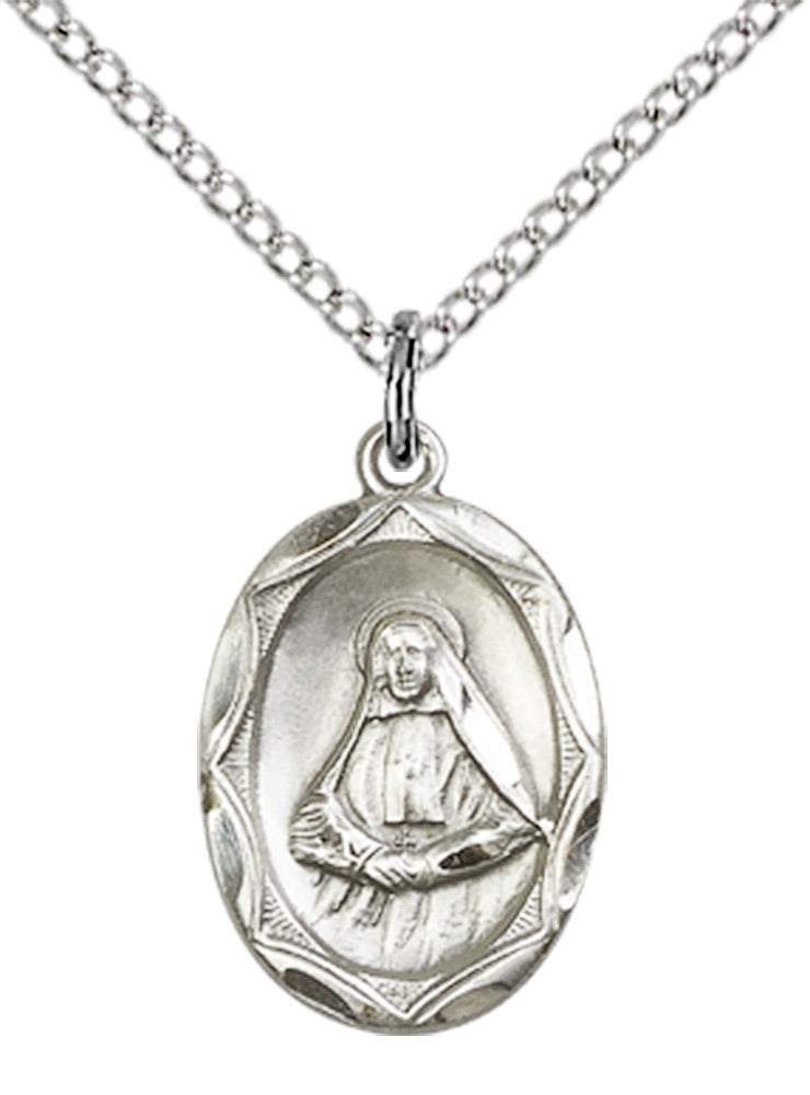 Sterling Silver St. Frances Cabrini Pendant