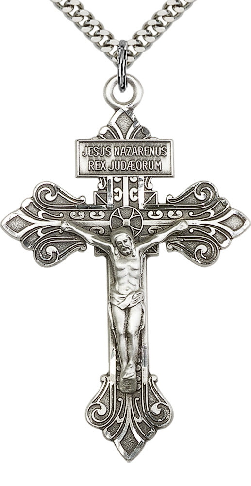 Sterling Silver Crucifix Pendant