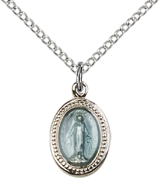Sterling Silver Miraculous Pendant