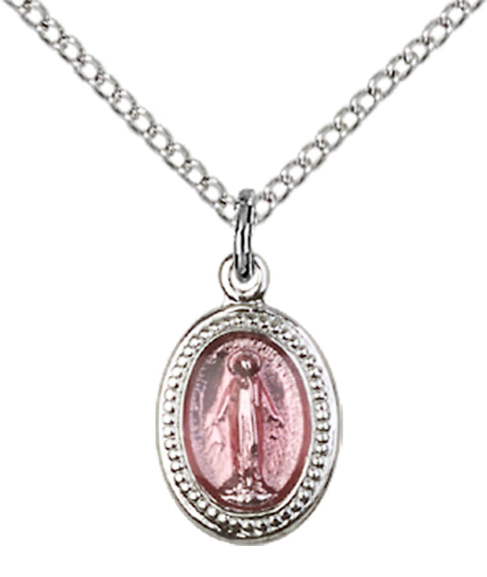 Sterling Silver Miraculous Pendant