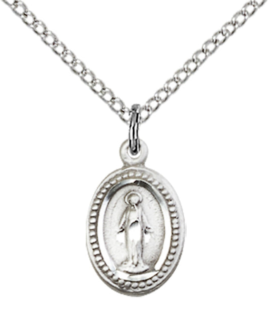 Sterling Silver Miraculous Pendant