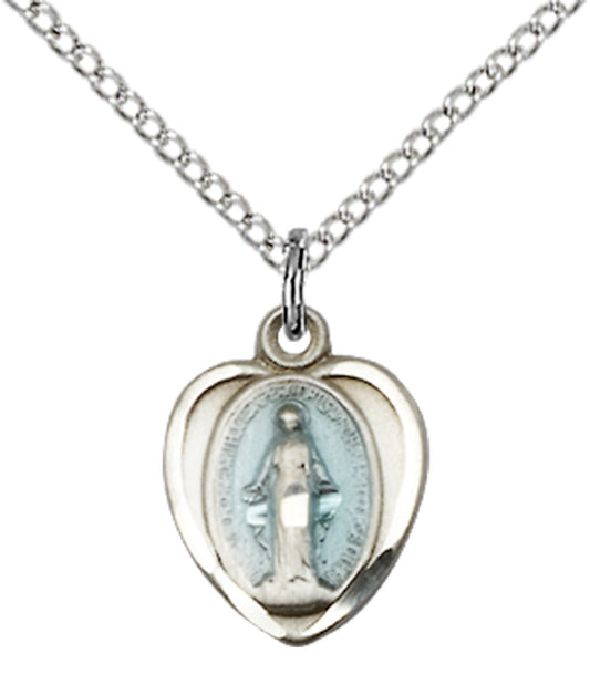 Sterling Silver Miraculous Pendant