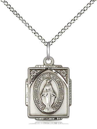 Sterling Silver Miraculous Pendant