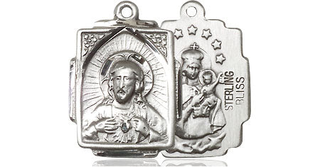 Sterling Silver Scapular Pendant