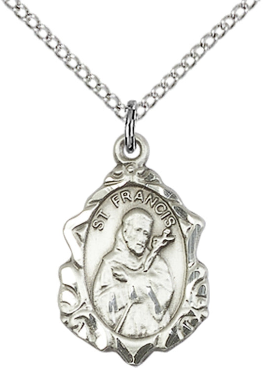 Sterling Silver St. Francis Pendant