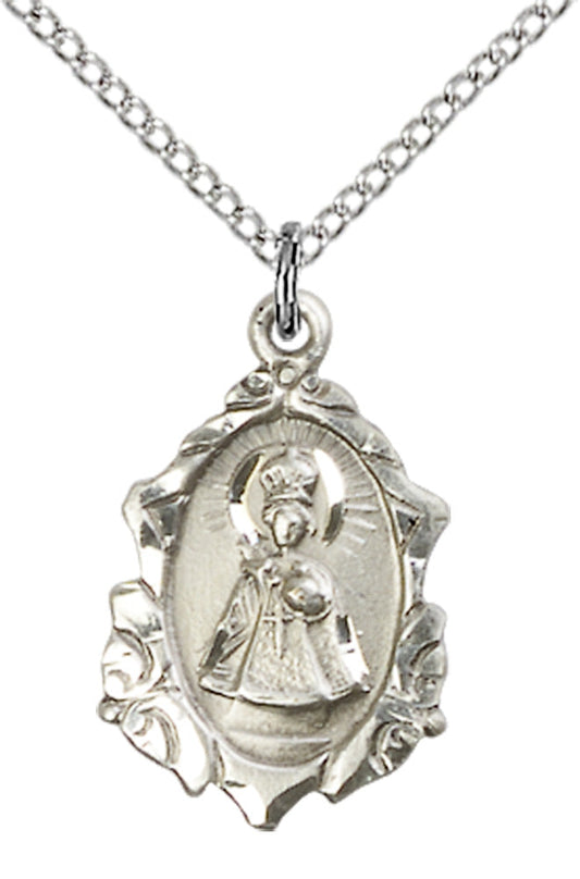 Sterling Silver Infant of Prague Pendant