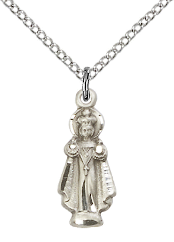 Sterling Silver Infant of Prague Pendant