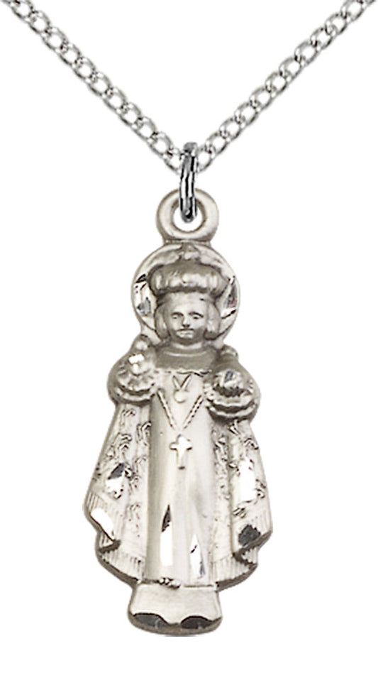 Sterling Silver Infant of Prague Pendant