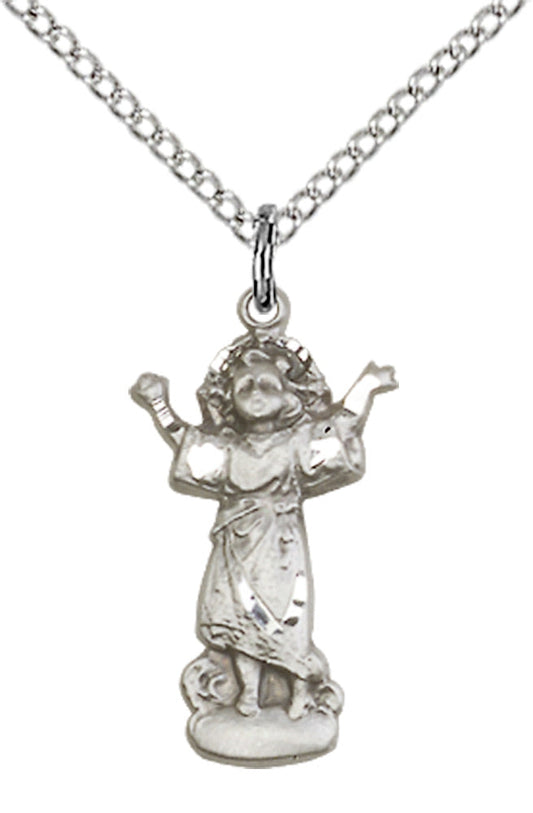 Sterling Silver Divino Nino Pendant