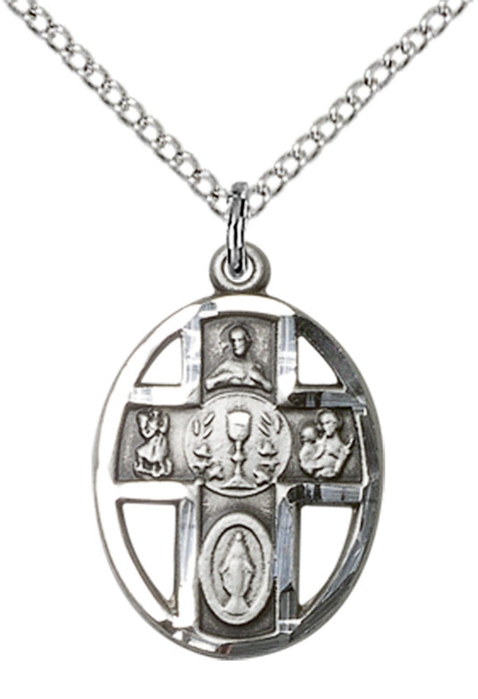 Sterling Silver 5-Way / Chalice Pendant