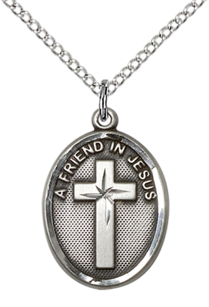 Sterling Silver A Friend In Jesus Pendant
