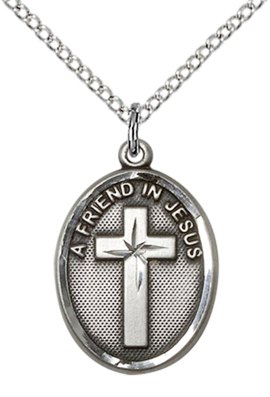 Sterling Silver A Friend In Jesus Pendant