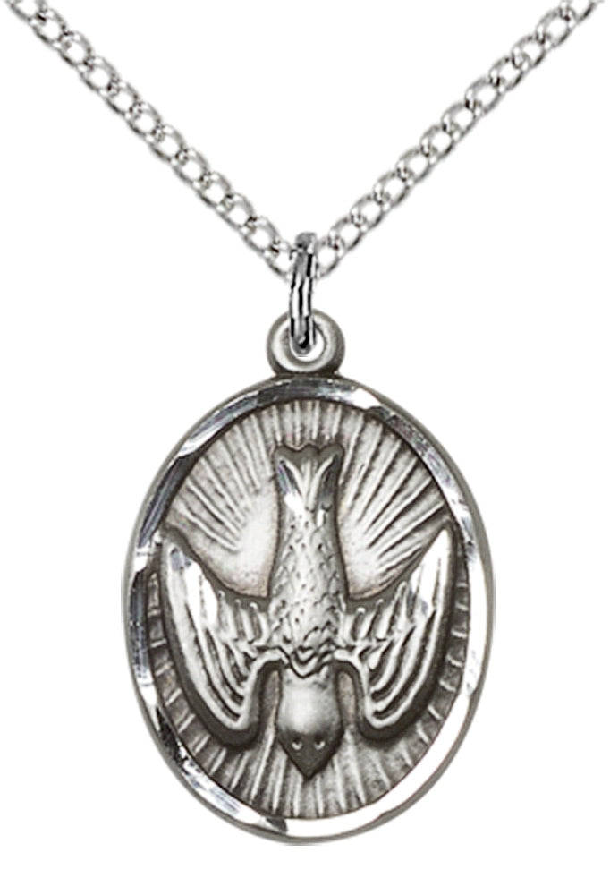Sterling Silver Holy Spirit Pendant