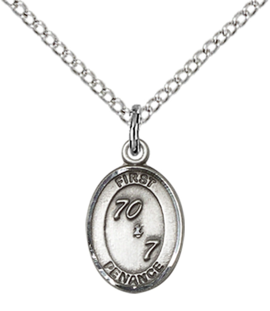 Sterling Silver First Penance Pendant