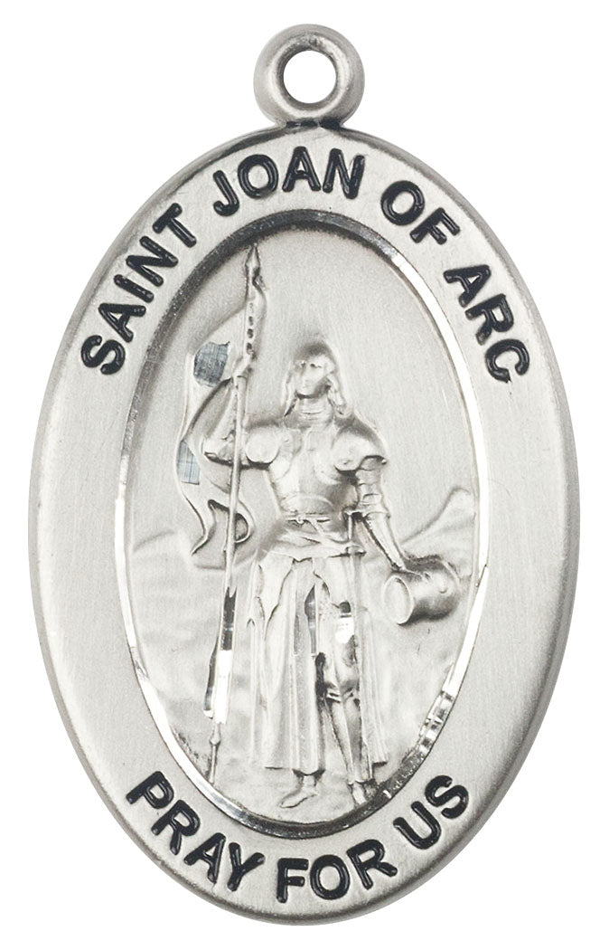 Sterling Silver Saint Joan of Arc Medal