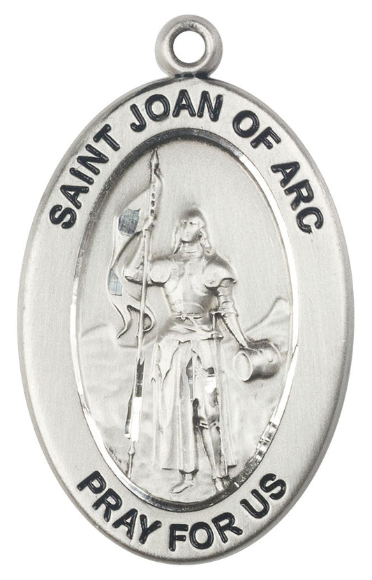Sterling Silver Saint Joan of Arc Medal