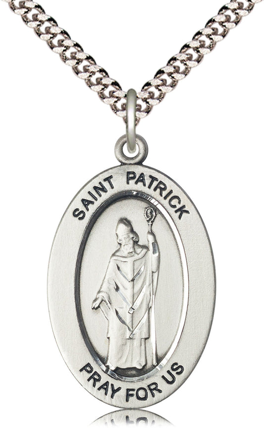 Sterling Silver St. Patrick Pendant