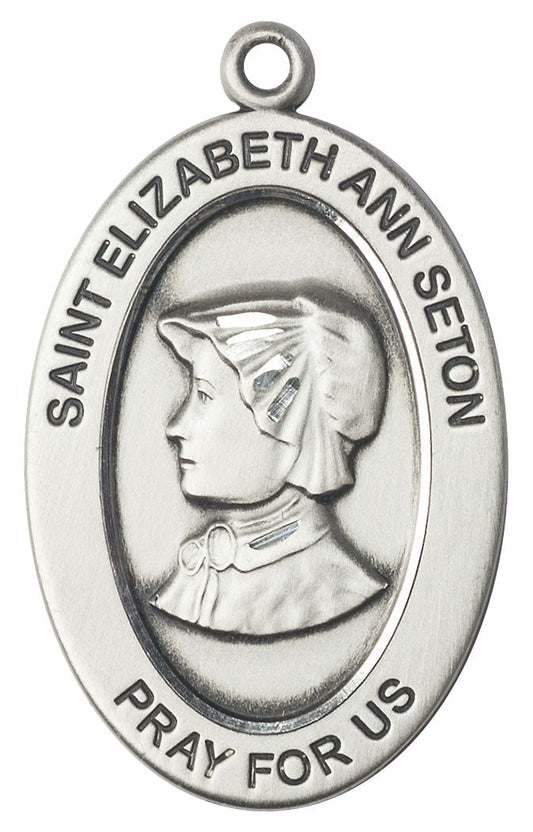 Sterling Silver Saint Elizabeth Ann Seton Medal