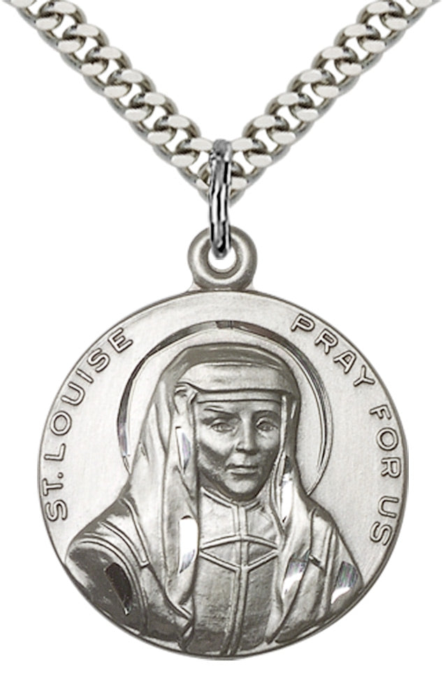 Sterling Silver St. Louise Pendant