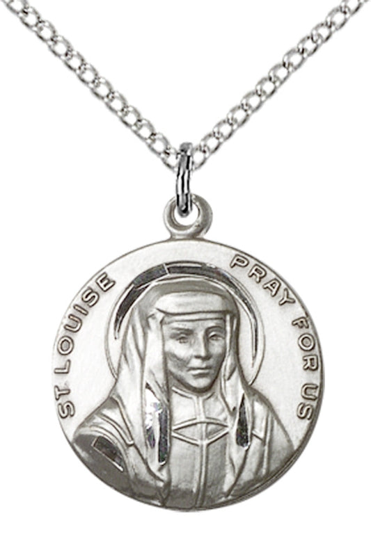 Sterling Silver St. Louise Pendant